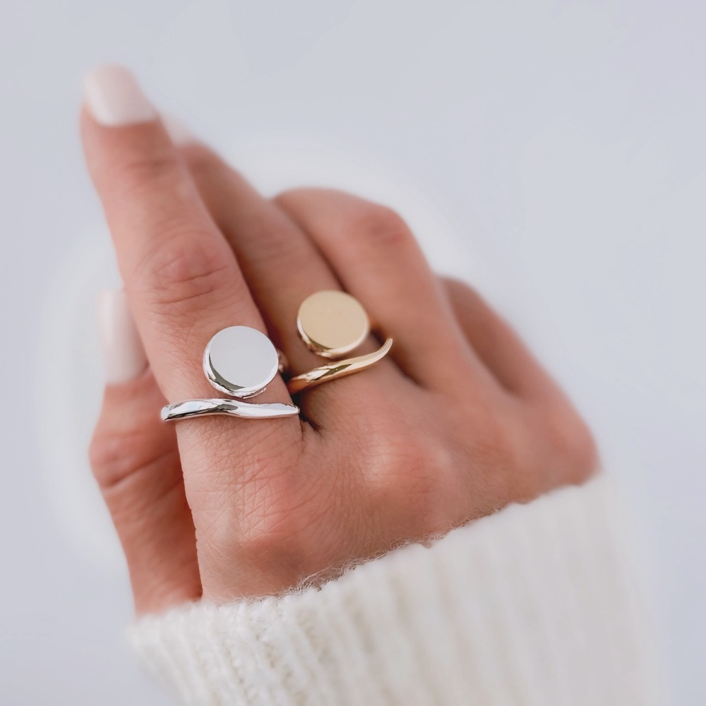 Maia Ring 18k Gold or  Silver Plated
